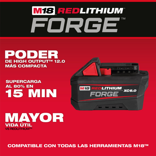 Bateria M18 REDLITHIUM FORGE XC6.0 Milwaukee 48-11-1861