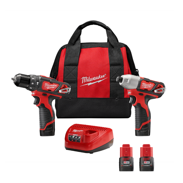 Kit de Pistola de Impacto y Rotomartillo Milwaukee 2497-22