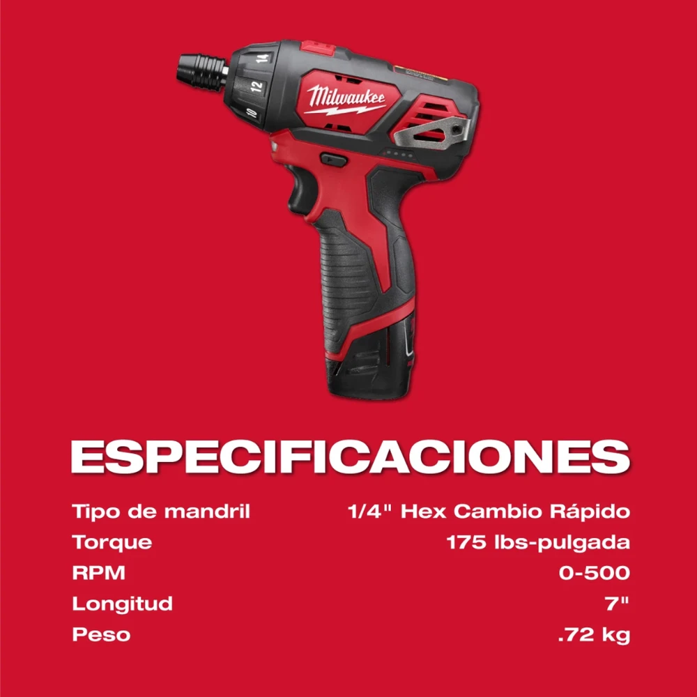 Destornillador Compacto Milwaukee 2401-22