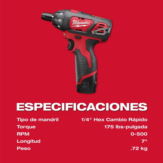 Destornillador Compacto Milwaukee 2401-22