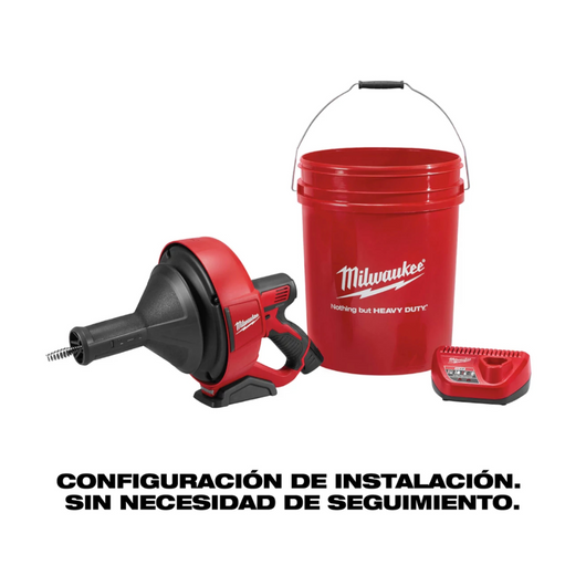 Kit de serpiente de drenaje M12 (destapacaños) Milwaukee 2571-21