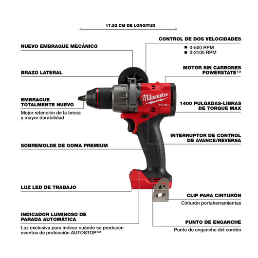 Kit de Destornillador de Impacto XC M18 FUEL Milwaukee 3697-22