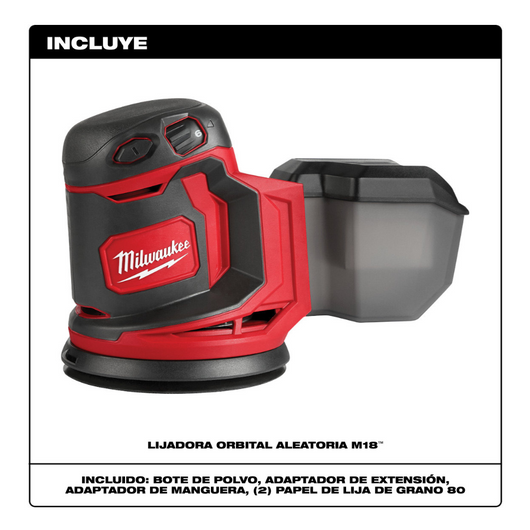 Lijadora orbital M18 Milwaukee 2648-20