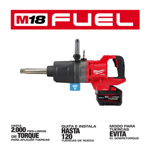 Llave de impacto de torque alto con ONE-KEY Milwaukee 2869-22HD