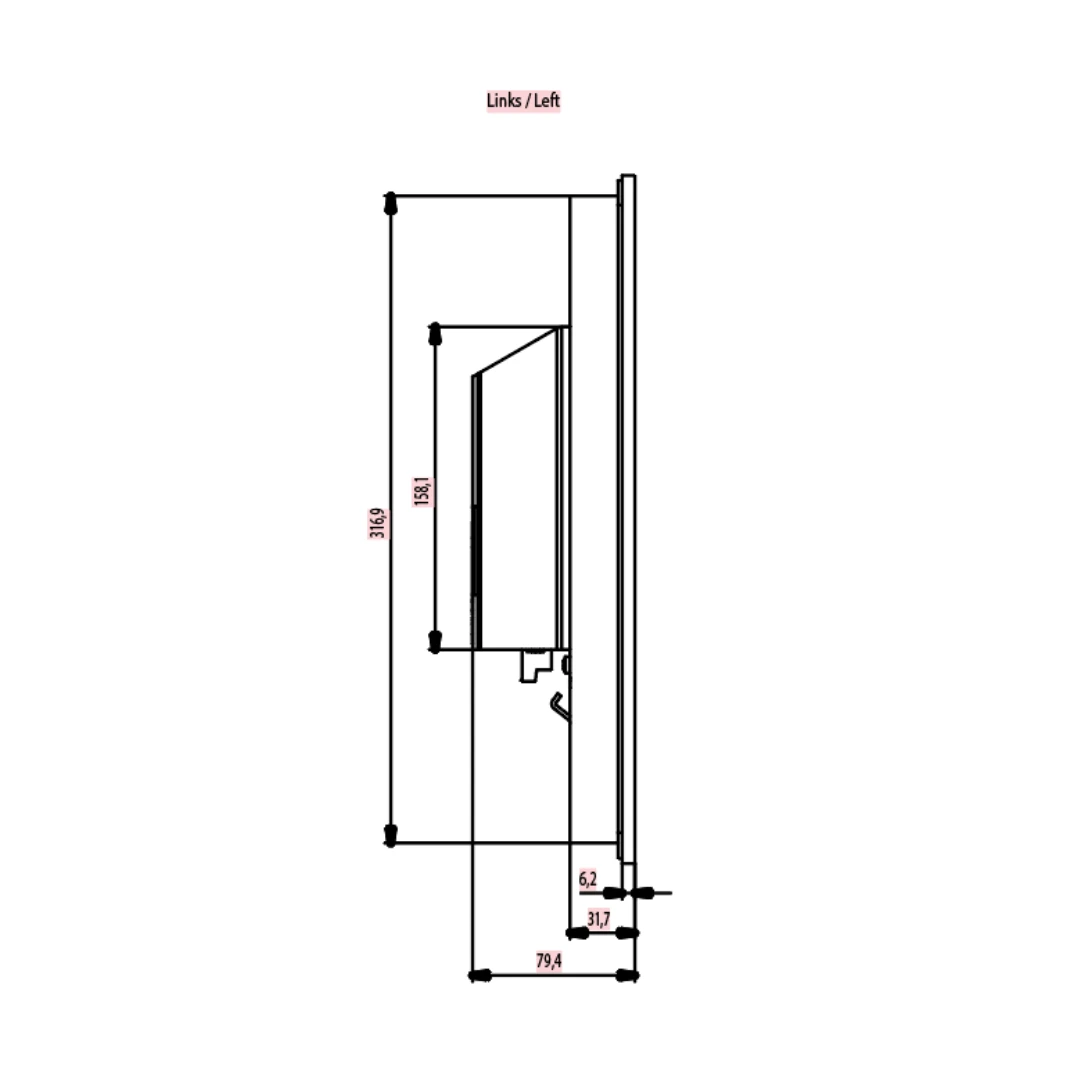 6AV2124-0UC02-0AX1 Siemens - SIMATIC HMI TP1900 Comfort