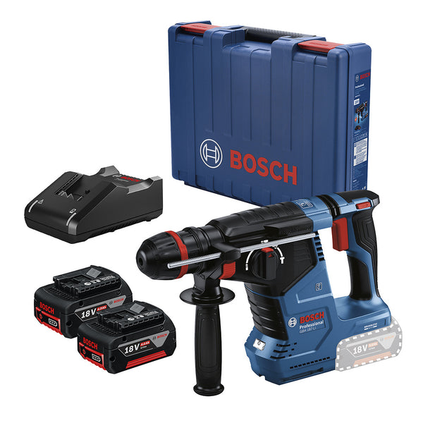 Martillo perforador Bosch GBH 187-LI 18V 2 baterías y maletín