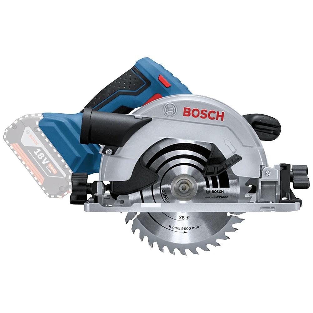Bosch Sierra circular inalámbrica GKS 18V-57 color azul