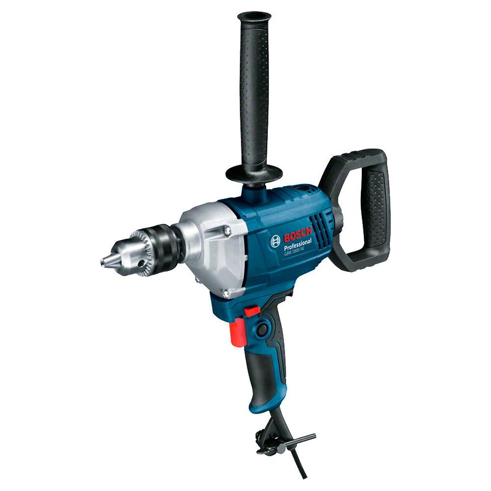 Taladro reversible Bosch GBM 1600 RE azul con mango ergonómico