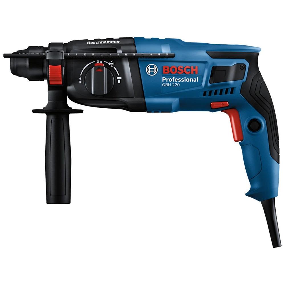 Bosch GBH 220 Martillo Perforador Demoledor 720W 127V SDS Plus Con Maletín Para Concreto Metal Madera