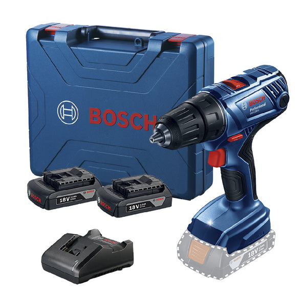 Taladro Atornillador Bosch GSR 180 LI, 18V 2 baterías y maletín