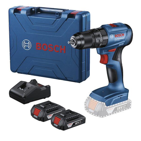 Rotomartillo 1/2" Bosch GSB 185-LI 18V 2 baterías y maletín