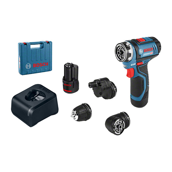 Taladro atornillador Bosch GSR 12V-15 FC 12V 2 baterías y maletín