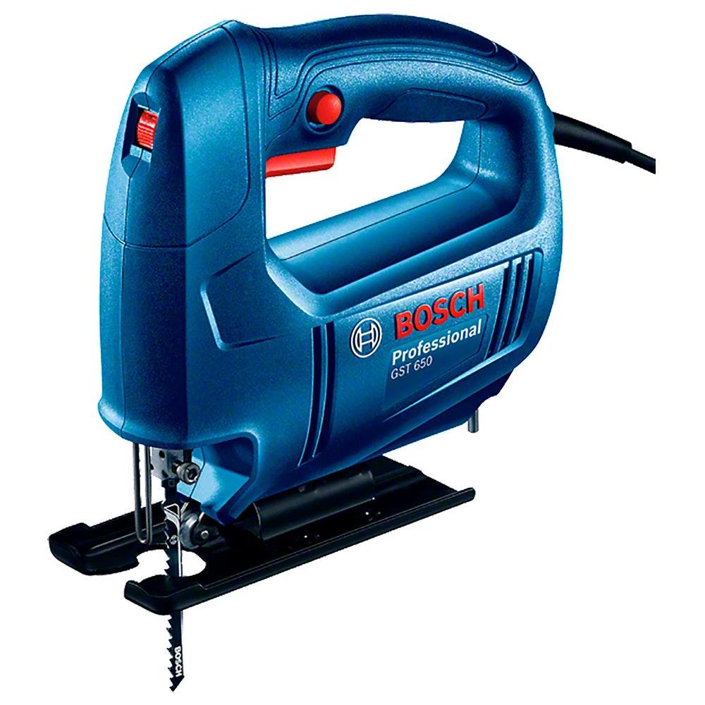 Sierra Caladora Bosch GST 650 450W 127V color azul para carpintería