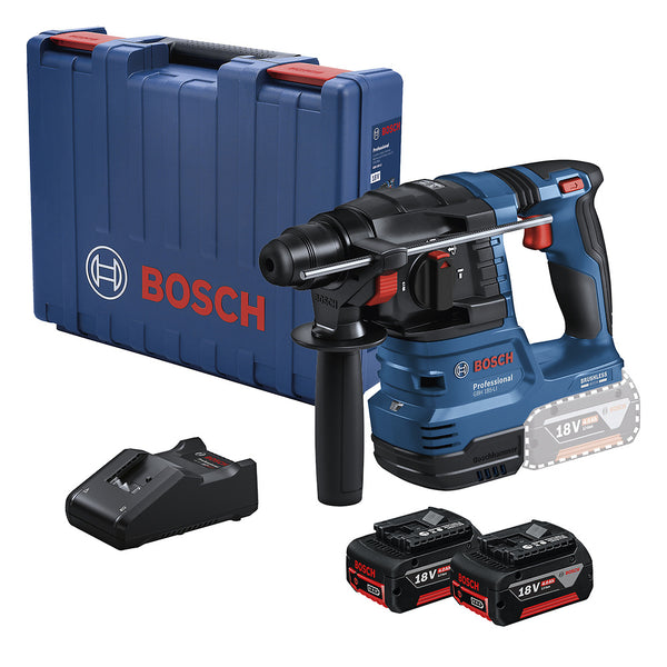 Martillo perforador Bosch GBH 185-LI 18V 2 baterías y maletín