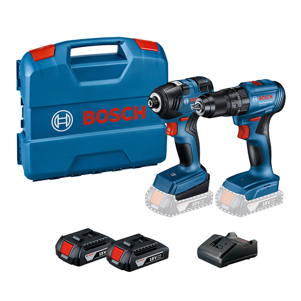 Combo Bosch Rotomartillo GSB 185-LI + Llave impacto GDR 18V-200 2B+M