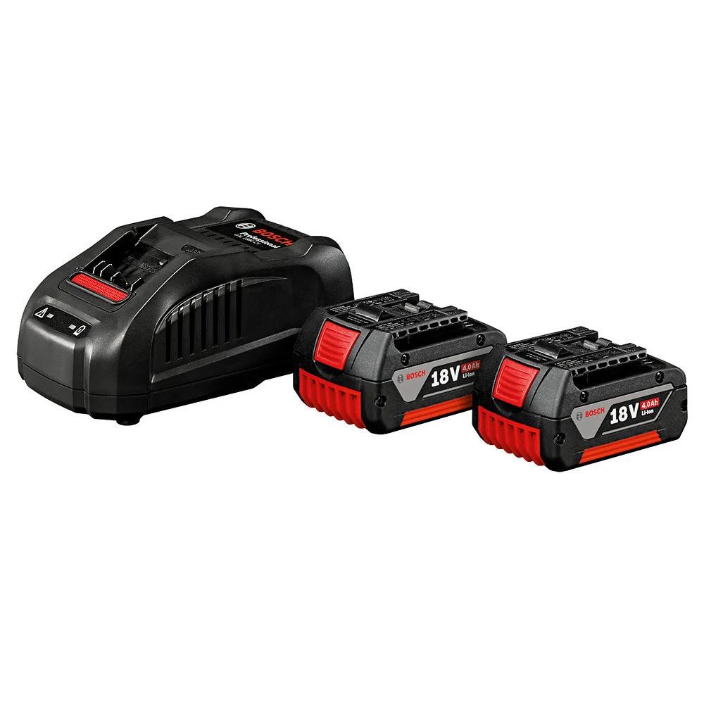 Kit Bosch 2 baterías GBA 18V 4,0Ah y 1 cargador GAL 1880 CV vista del producto