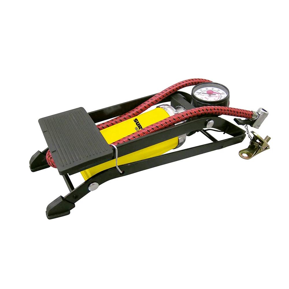 Bomba de aire de pedal con un cilindro, con manómetro Surtek - Surtek - Industrias GSL
