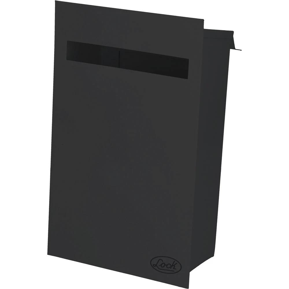 Buzón negro 21.5 x 35 x 10.5 cm Lock - Lock - Industrias GSL