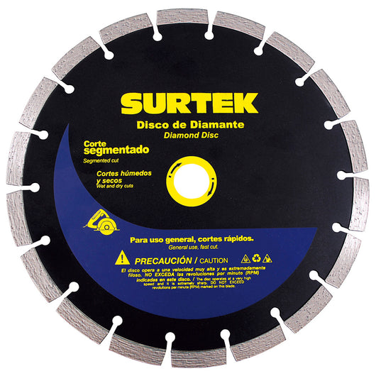 Disco de diamante segmentado, 5" Surtek - Surtek - Industrias GSL