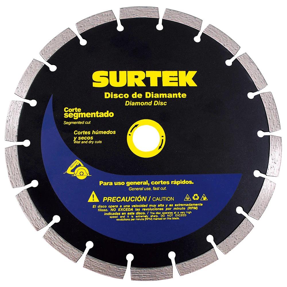 Disco de diamante segmentado, 5" Surtek - Surtek - Industrias GSL