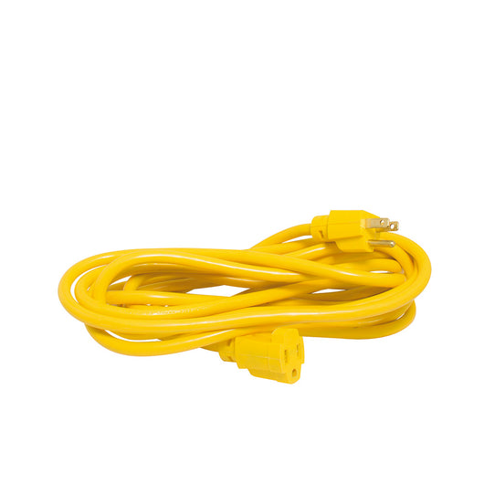 Extensión eléctrica de uso rudo aterrizada color amarillo, 2.4 m Surtek - Surtek - Industrias GSL