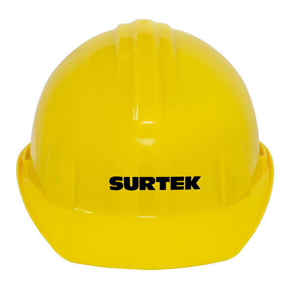 Casco de seguridad con ajuste de intervalos color amarillo Surtek - Surtek - Industrias GSL