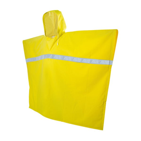 Poncho impermeable con cintas reflejantes unitalla Surtek