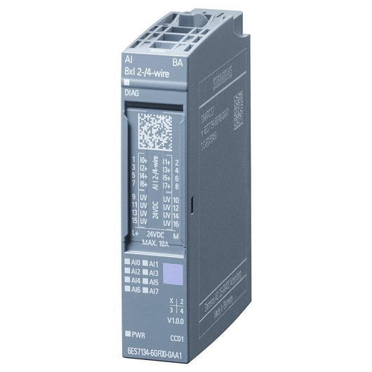Modulo de entradas analogicas SIMATIC ET 200SP Siemens 6ES7134-6JF00-0CA1