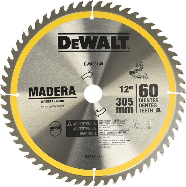 Disco de Sierra Dewalt Dwa03140 - DEWALT - Industrias GSL