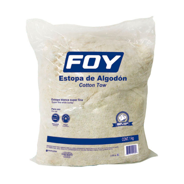 Estopa de algodón 1 kg Foy - Foy - Industrias GSL