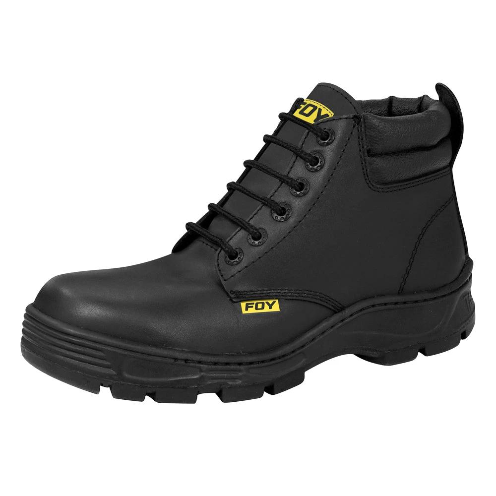 Botas de seguridad collarín doble con casquillo de acero #30 cm Foy - Foy - Industrias GSL