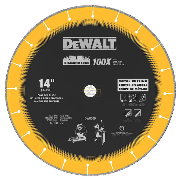 Disco Diamantado Plano Dewalt Dw8500 - DEWALT - Industrias GSL