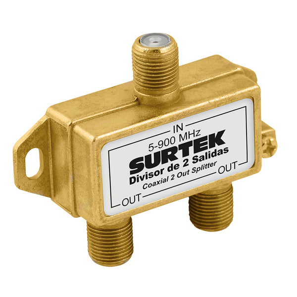 Divisor coaxial , 1 entrada 2 salidas Surtek - Surtek - Industrias GSL