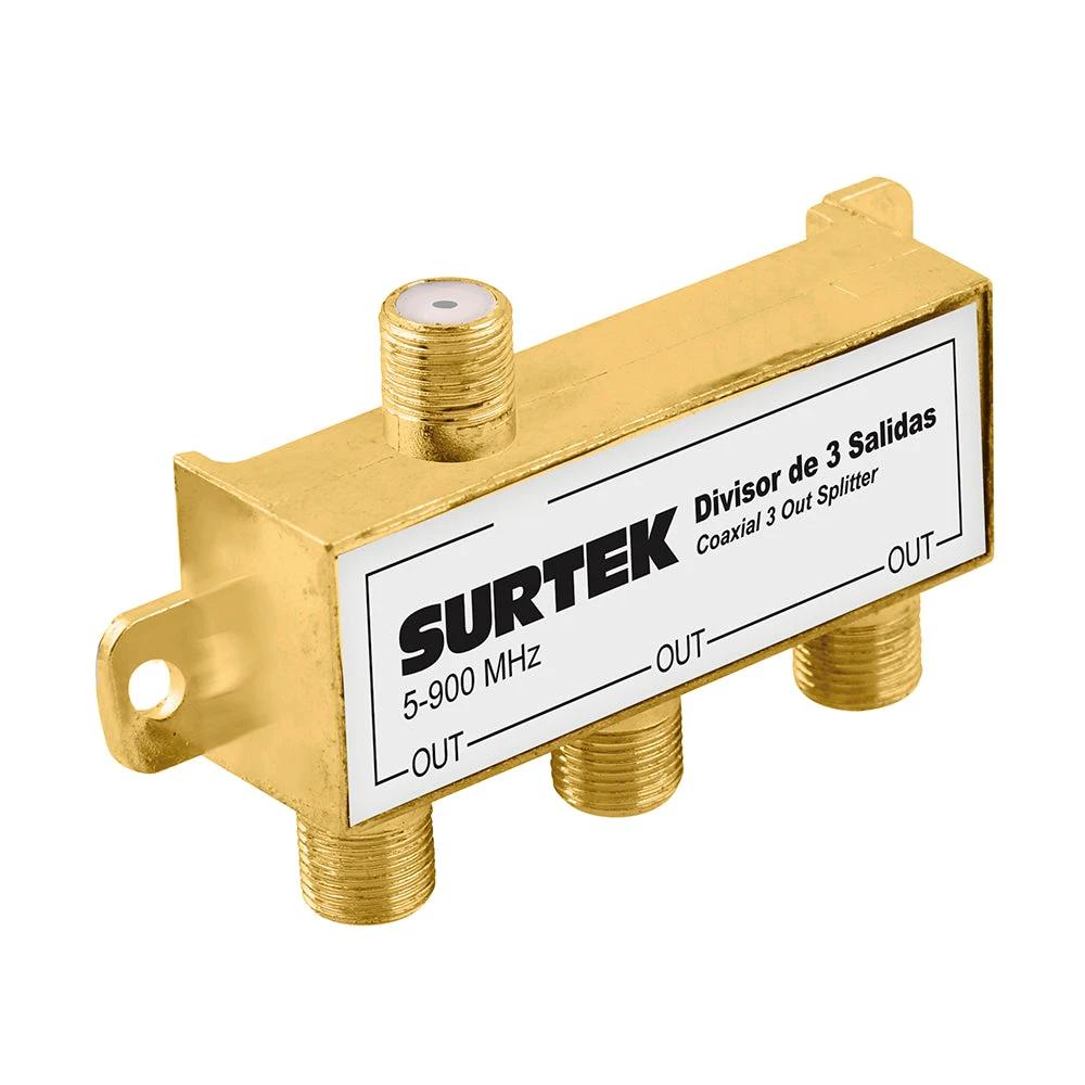 Divisor coaxial , 1 entrada 3 salidas Surtek - Surtek - Industrias GSL