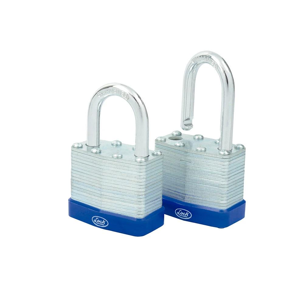 Juego de 2 candados laminados 40 mm, llave estándar Lock