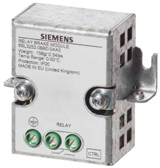 Rele de freno para Power Module SINAMICS Siemens 6SL3252-0BB00-0AA0