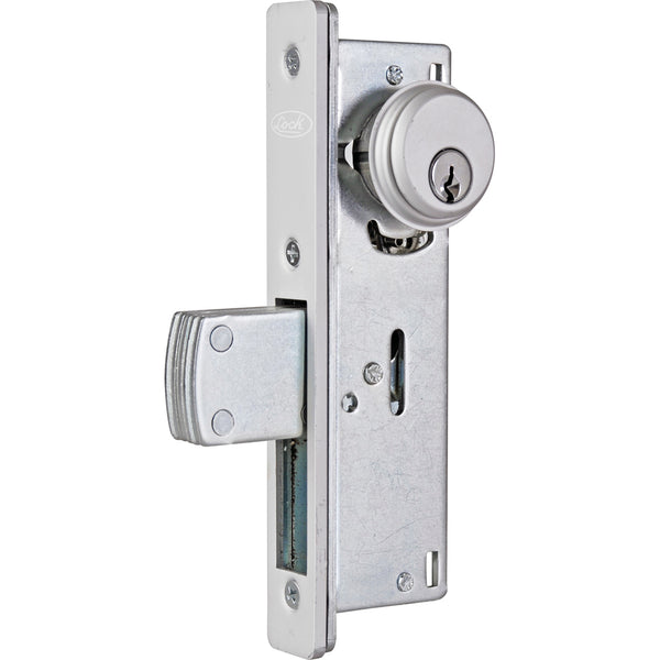 Cerradura comercial para puerta de aluminio, de paleta, llave estándar, 24 mm Lock - Lock - Industrias GSL