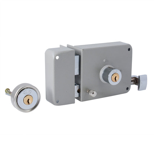 Cerradura sobreponer clásica función izquierda , llave de puntos, en caja Lock - Lock - Industrias GSL