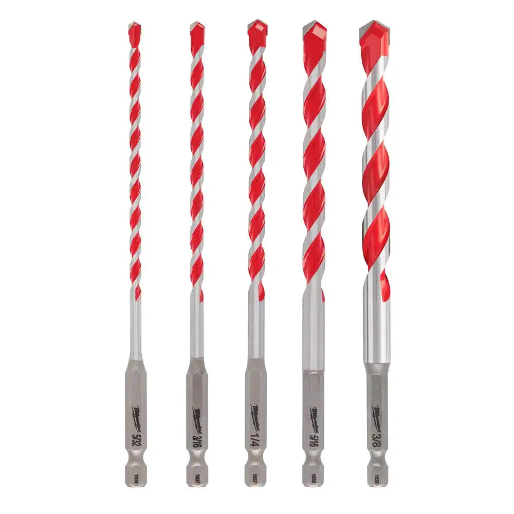 Juego de brocas para martillo de carburo Milwaukee 48-20-9051