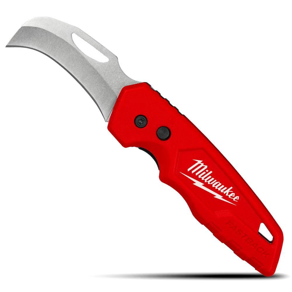 Cuchillo plegable Hawkbill FASTBACK™ Milwaukee 48-22-1525 - Milwaukee - Industrias GSL