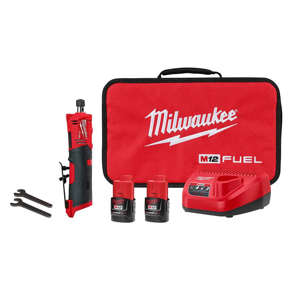 Kit de rectificadora de troqueles recta M12 FUEL™ de 1/4" Milwaukee 2486-22