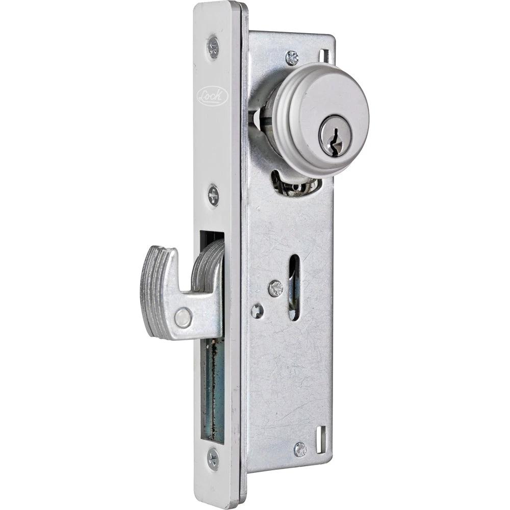 Cerradura comercial para puerta de aluminio, de gancho, llave estándar, 24 mm Lock - Lock - Industrias GSL