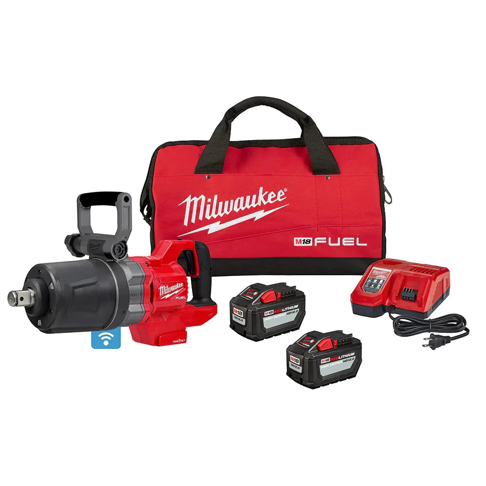 Kit de Llave de Impacto de Alto Torque M18 FUEL™ de 1" con ONE-KEY™ Milwaukee 2868-22HD