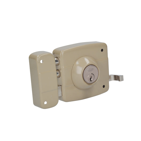 Cerradura sobreponer instala fácil función derecha 2 bulones , llave estándar, en caja Lock - Lock - Industrias GSL