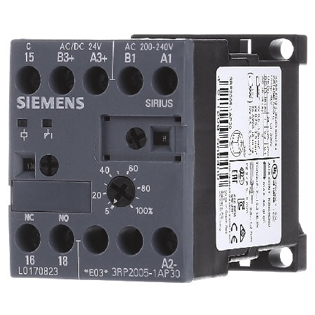 Relé temporizador electrónico multifunción Siemens 3RP2005-1AQ30