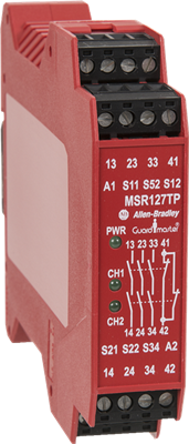 Rele de seguridad, 24 V CA/CC Allen Bradley 440R-N23129