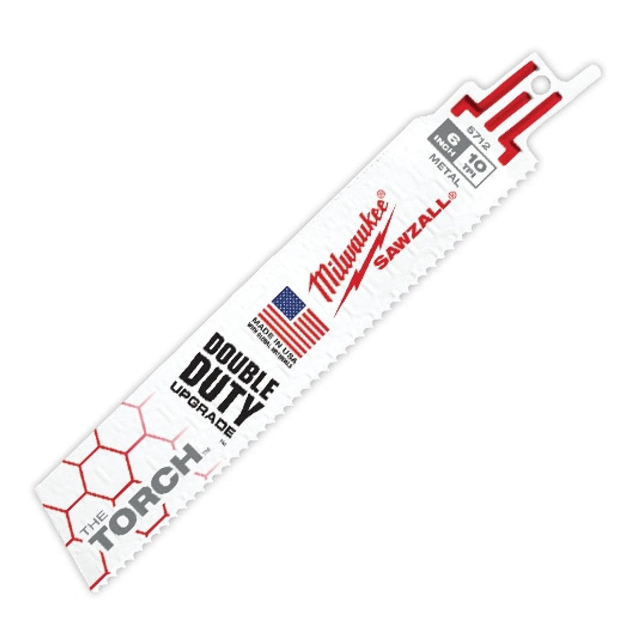 Hojas The Torch™ SAWZALL® de 6" y 10 dientes por pulgada 5pzs Milwaukee 48-00-5712