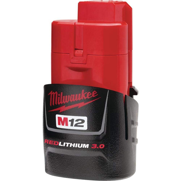 Batería compacta REDLITHIUM 3.0 M12™ Milwaukee 48-11-2430 - Milwaukee - Industrias GSL