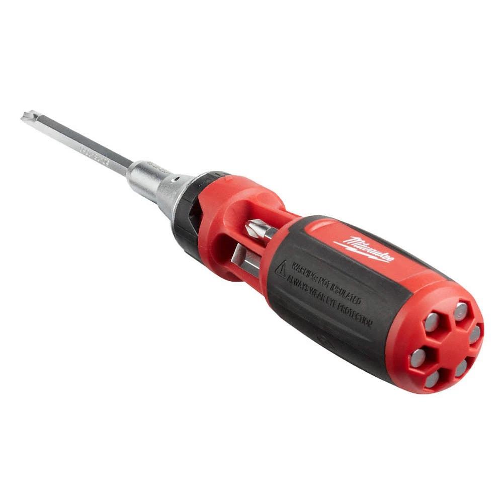 Destornillador multibit con trinquete ECX Drive 9 en 1 Milwaukee 48-22-2331 - Milwaukee - Industrias GSL