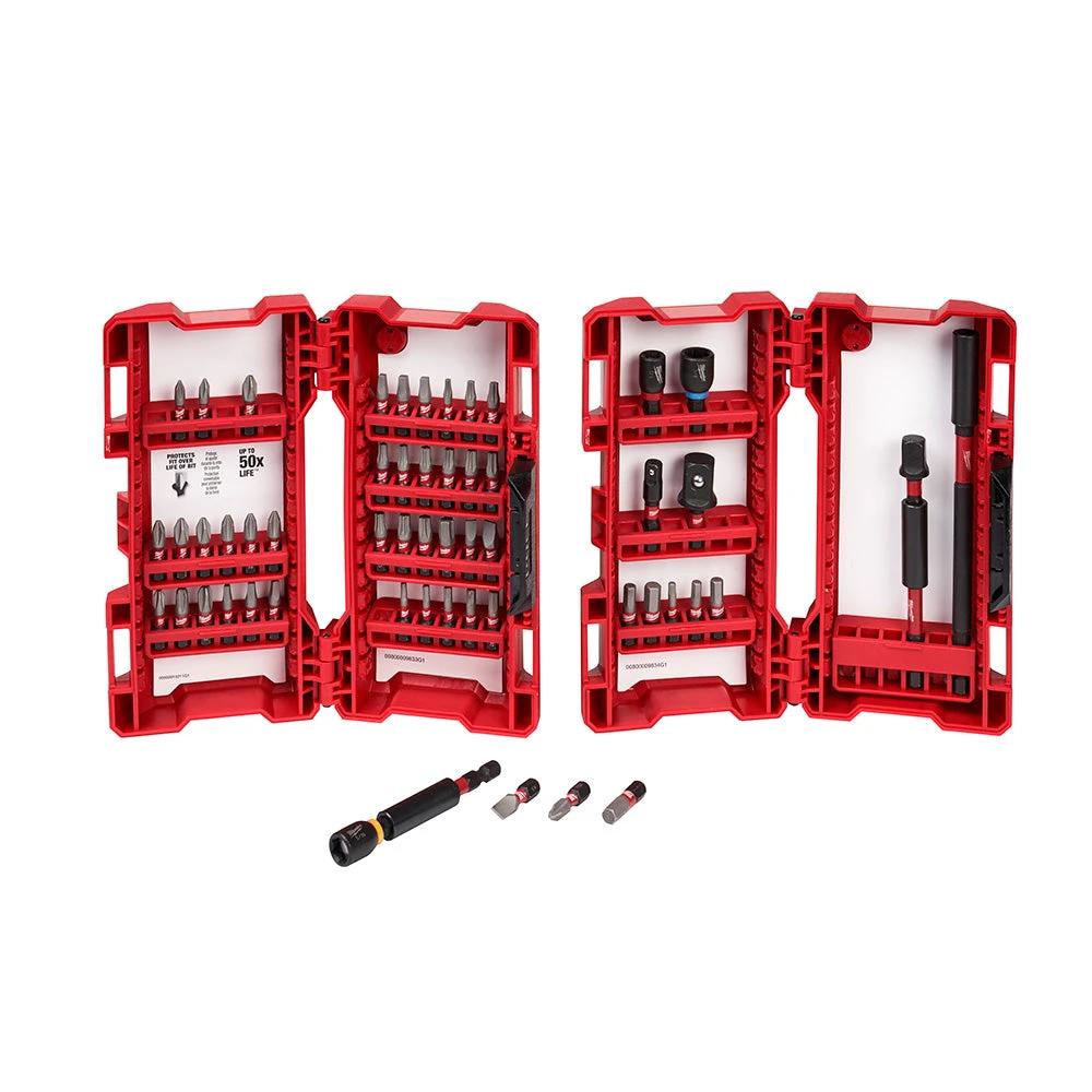 Juego de Puntas para Taladro y Atornillador para Trabajo de Impacto SHOCKWAVE™ - 55 piezas Milwaukee 48-32-4028